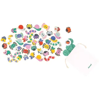 Janod - Pädagogische Produktpalette - Suchspiel Der Garten - Pädagogisches Kinderspielzeug - Fördert Beobachtungsgabe - Spiel aus FSC-Holz - Ab 24 Monaten, J05091