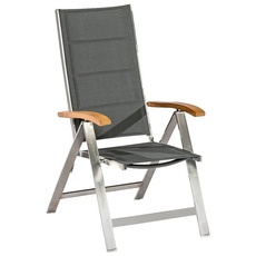 Bild Ferrara Sessel 62 x 101,5 x 116,5 cm grau klappbar