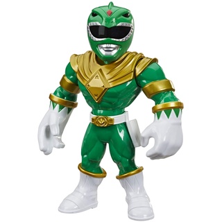 Power Rangers Playskool E6730ES0 Heroes Mega Mighties Grüner Ranger 25 cm große Figur, Mighty Morphin, Spielzeug für Kinder ab 3 Jahren