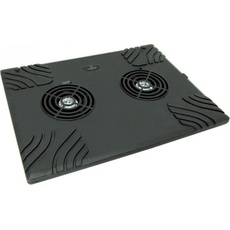 Titanum TA102 notebook cooling pad 39.6 cm 15.6" Black, Notebook Ständer, Schwarz