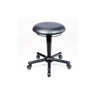 meychair XXL Arbeitshocker A19-TR-KL-XXL 10020 schwarz Kunstleder, 1 St.