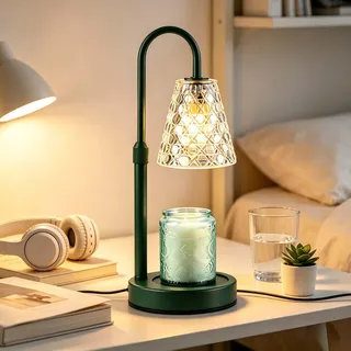 ACED Kerzenwärmer-Lampe mit Timer und Dimmfunktion, Weihnachts- und Geburtstagsgeschenk für Frauen und Mütter, Einzugsgeschenk, Dekoration für neues Zuhause, Wachsschmelzer für Duftkerzen im Glas