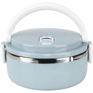 Thermo-Lunchbox, Thermoskanne für Heiße Speisen, Auslaufsichere Bento-Box, Lebensmittelbehälter für Studenten, Kinder, Erwachsene, Frauen, Männer, Blau(Monolayer)
