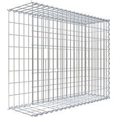 Bild Gabione, silbergrau, Maschenweite 5 10 cm