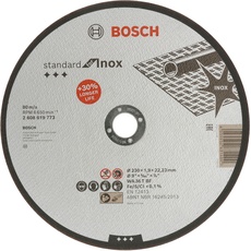 Bild von Accessories Standard for Inox 2608619773 Trennscheibe gerade 230mm Stahl