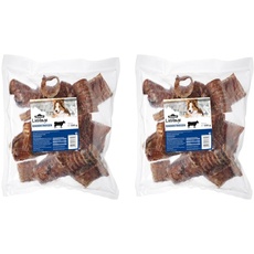 Dehner Lieblinge Hundesnack, Leckerli 100 % natürlich, Kausnack für Hunde, Rinderstrossen, 500 g