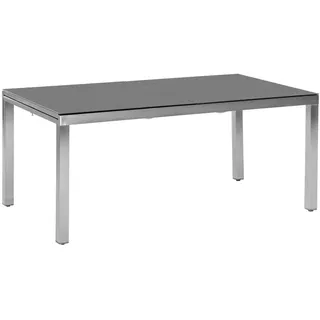 Merxx Gartentisch 150 x 90 x 75 cm Silberfarben