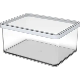 Rotho Frischhaltedose rechteckig transparent/weiß 20,0 x 15,0 x 9,6 cm 2,25 l