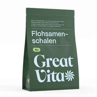 GreatVita Bio Flohsamenschalen, 500g Samen 0,5 kg