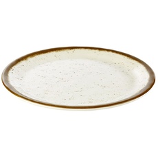 Bild von STONE ART, 25 cm, Höhe 2 cm, Melamin, creme/braun