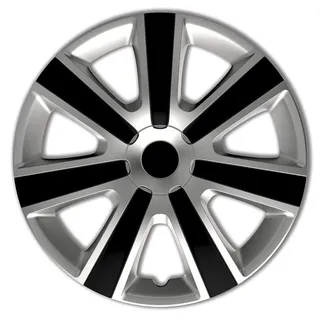 Auto-Style VR 14 Zoll 4 Stück Silber/Schwarz