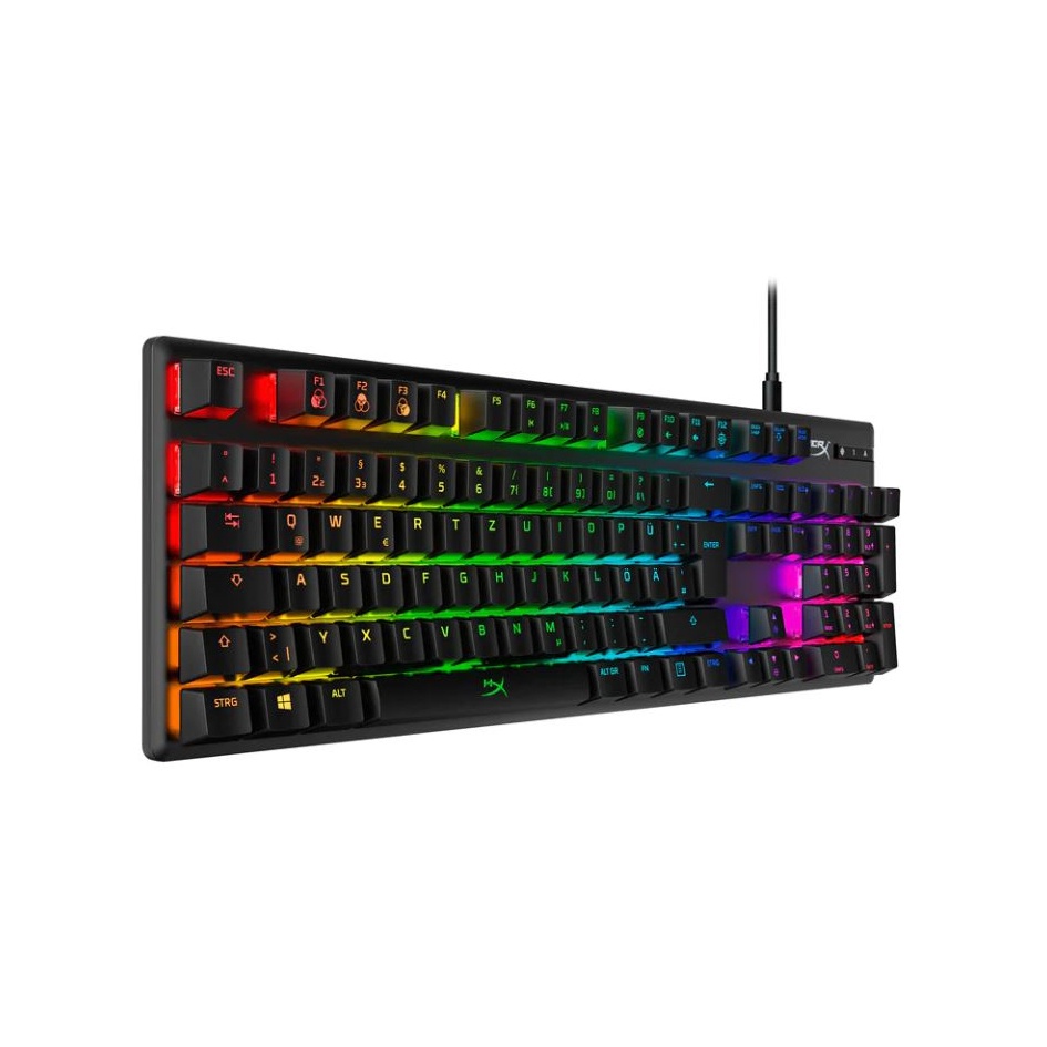 Bild von HyperX Alloy Origins, LEDs RGB, HyperX RED, USB, DE (HX-KB6RDX-DE)