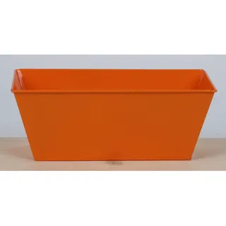 Übertopf Pflanztopf Blumentopf Pflanzgefäß Blumengefäß Metall circa 25×12×10 cm