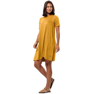 Jack Wolfskin Damen TRAVEL Dress Lässiges Kleid, Curry, X-Small