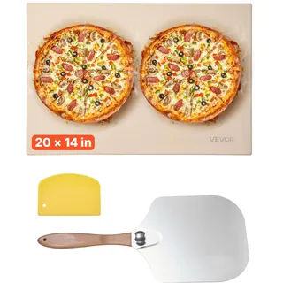 Vevor Pizzastein 508 x 355 mm Cordierit beige