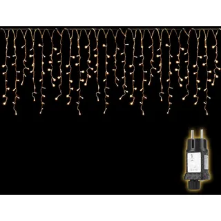 salcar Lichtervorhang LED 8 m Warmweiß