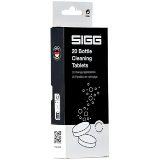 Sigg Reinigungstabletten für Trinkflasche - Bottle Clean Tablets - 20 Reinigungstabletten zur Handwäsche, für eine schnelle und einfache Flaschenreinigung