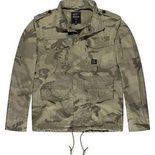 Vintage Industries Cranford Camo, Textiljacke - Oliv/Beige/Hell Oliv - XXL