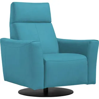 Egoitaliano Sessel Blues Polyätherschaum 84 x 105 x 90 cm Blau/Türkis drehbar mit Relaxfunktion