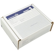 Raadhuis Mail-Box Versandschachtel, Format 1: 146x131x56mm, 5 Stück Faltkarton für versand mit GLS, DPD, DHL RD-351118-5