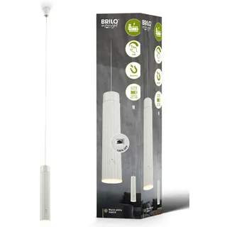 Briloner Pendelleuchte 1-flg. LED 4,5x160 cm Kunststoff/Weiß