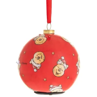 Disney Winnie Puuh LED Blinkende Christbaumkugel 70 mm - Rot