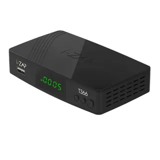 I-ZAP T366 DVB-T2 HEVC Digital Receiver HDMI SCART USB Schwarz