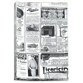 Hostelnovo - 100 Stück Fettpapier zum Verpacken von Lebensmitteln - Einheitsgröße von 32 x 20 cm - Speziell für Basket Chips und alle Arten von Behältern - Zeitungspapier