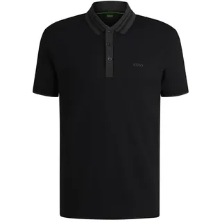 Boss Paule Tape Kurzarm-poloshirt - Black - M