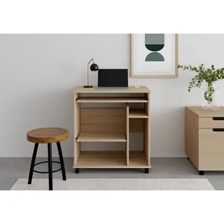 vogl möbelfabrik "Compi", PC-Tisch mit Tastaturauszug, platzsparend, Breite 72 oder 90 cm,