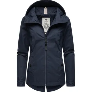 Outdoorjacke RAGWEAR "Übergangsjacke Monade Übergang", Damen, Gr. L, blau (navy24), Obermaterial: 100% Polyester PES.  Obermaterial: Futter: 100% Polyester PES., Jacken Outdoorjacke
