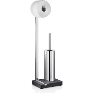 BLOMUS Blomus,68820,Menoto AA8- WCBürstenhalter Edelstahl fürToilettenbürste und WC Rollen