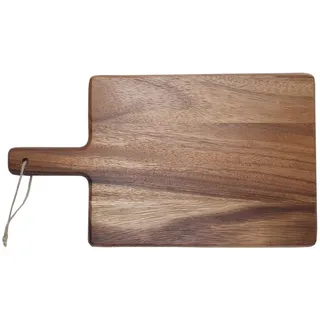 Homeware Profession. Schneidebrett , Akaziefarben , Holz, Textil , Akazie , Schichtholz , 21.5x2x38 cm , Lfgb , Griff, nachhaltig , Küchenzubehör, Schneidebretter