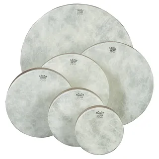 Remo World Percussion - Frame Drum Pretuned - 10" x 2" - Acousticon Kessel, Fiberskyn 3 Fell, Walnut Finish - HD-8510-00