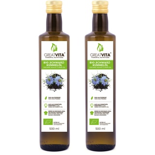 greatvita Bio Schwarzkümmelöl 2x500 ml