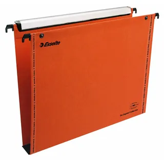 Esselte 25 Stück Hängemappen für Schubladen VMG – Kraft Boden 30 mm Orange