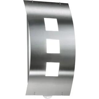 CMD Außenwandleuchte Edelstahl 35,0 cm inkl. Bewegungsmelder silber