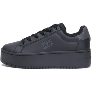 Tommy Hilfiger Tommy Jeans Damen TJW Flatform ESS MU EN0EN02918 Low-Top, Schwarz (Schwarz), 38 EU, Black, 5