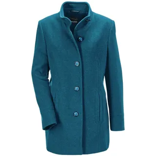 GOLDNER Wolljacke »Kurzgröße Wolljacke mit feinen Details«, blau