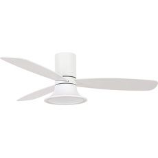 Bild von Flusso 132 cm Deckenventilator weiß mit Licht