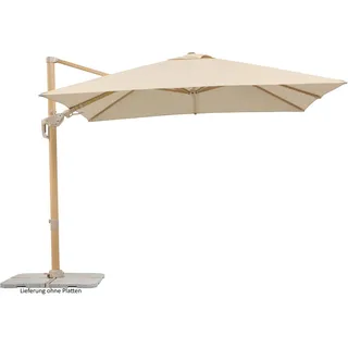Schneider Schirme Schneider Ampelschirm Rhodos Twist Loft"" 300 cm, x 300 cm mit Kurbelmechanik