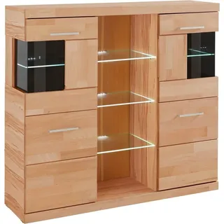 OTTO home Highboard Ribe 125 x 115 x 35 cm Beige