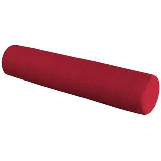 Waigg Kii Rundes Nackenrolle, langes Bettkissen, zylinderförmig, für Sofa, Armlehne, rundes Sofakissen für Nacken- und Lendenwirbelstütze, 10 x 100 cm, Rot