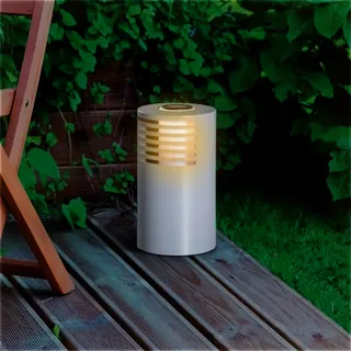 Solar LED Wegeleuchte - ca. Ø 20 cm x 35 cm - Metall / Kunststoff Garten Leuchte