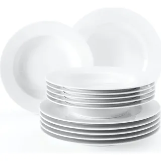 SELTMANN WEIDEN Rondo/Liane Tafelservice 12-tlg. weiß unifarben