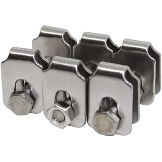 Eckverbinder, schwere Schelle, sicherer Halt für Gabionen, Zaun, Doppelstabmatten, Komposter, Hochbeete, Holzmieten aus deutscher Fertigung