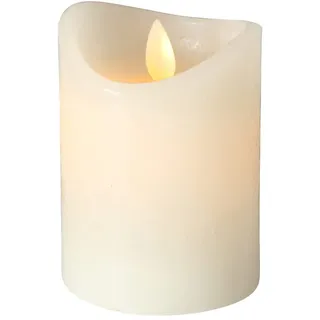 Boltze LED-Kerze Bino 10 cm cremeweiß