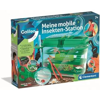 CLEMENTONI Galileo Lab Insekten-Forscher-Set - Tragbare Insektenstation mit Faunabox, Lupe & Zubehör - Insekten beobachten, pflegen & schützen - Experimentierset von Clementoni 59440