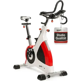 SportPlus Speedracer, Indoor Cycling Bike in Studioqualität, 50 Widerstandsstufen, Triathlonlenker & Rennsattel, Bis 500 Watt, Benutzergewicht bis 150 kg, SP-SRP-3000