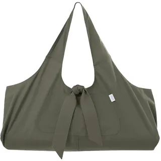 Yogiii Yogatasche YogiiiTotePro | Die Originale Yoga Tasche | Yogatasche Für Matte Und Zubehör | Yogamatte Tasche Groß Mit Seitentasche, Aschgrau